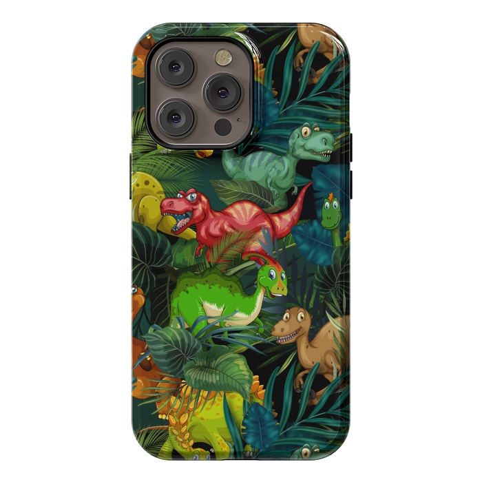 iPhone 14 Pro max StrongFit Dinosaur Park by Bledi
