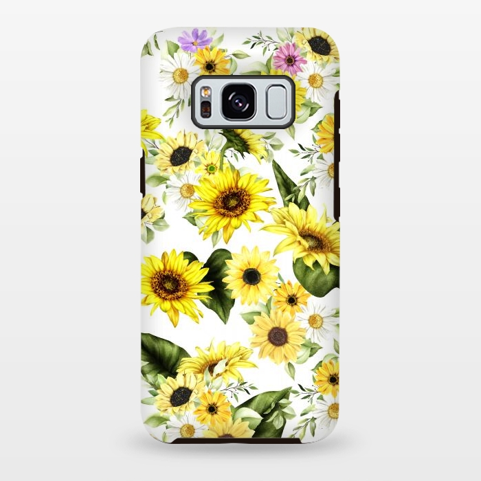 Galaxy S8 plus StrongFit Sunflower by Bledi