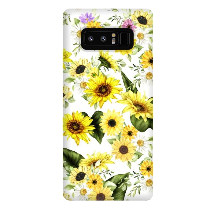 Galaxy Note 8 StrongFit Sunflower by Bledi