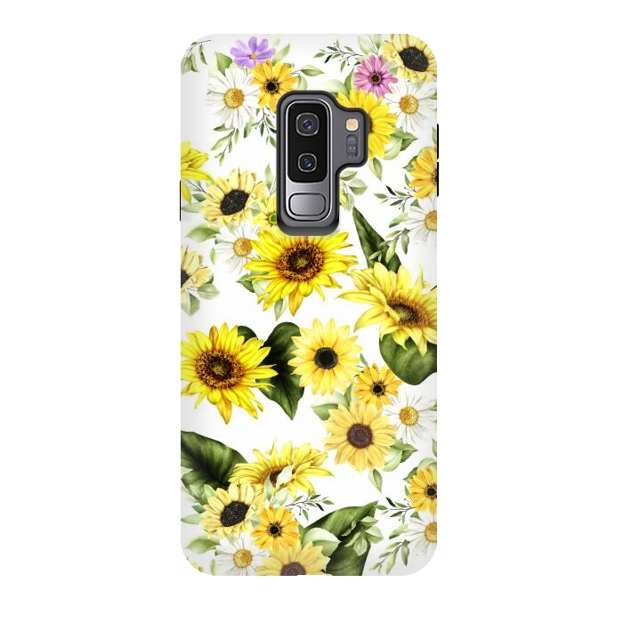 Galaxy S9 plus StrongFit Sunflower by Bledi