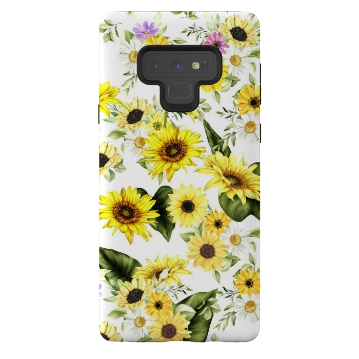 Galaxy Note 9 StrongFit Sunflower by Bledi