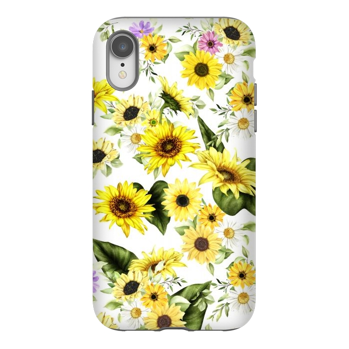 iPhone Xr StrongFit Sunflower by Bledi