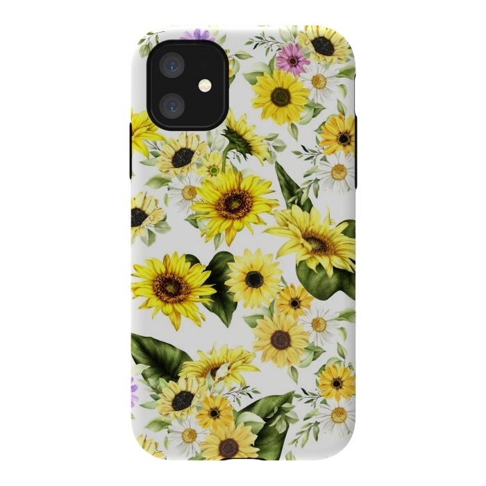 iPhone 11 StrongFit Sunflower by Bledi