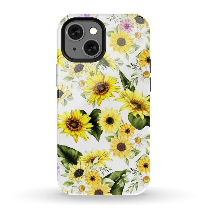 iPhone 12 mini StrongFit Sunflower by Bledi
