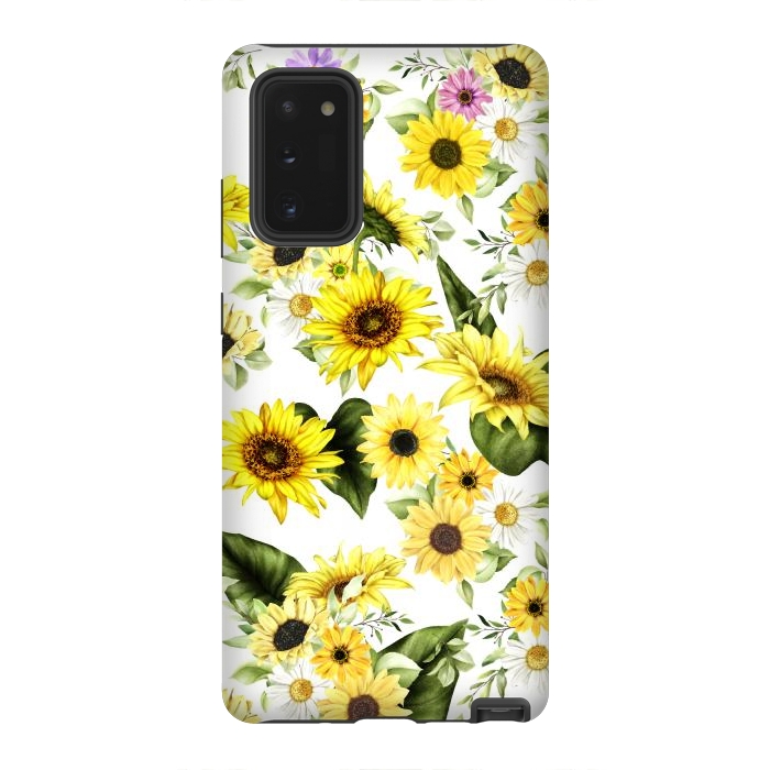 Galaxy Note 20 StrongFit Sunflower by Bledi
