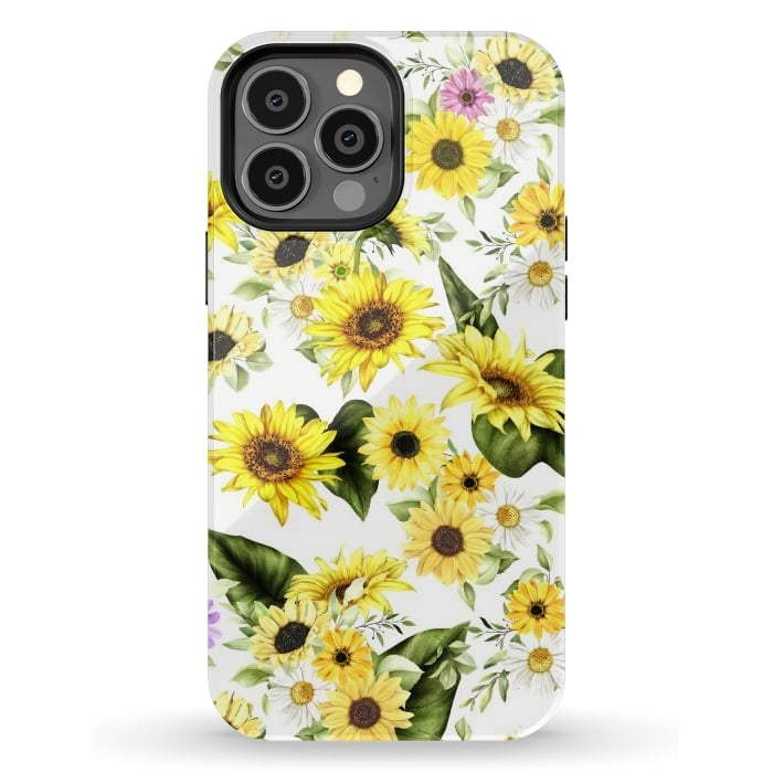iPhone 13 Pro Max StrongFit Sunflower by Bledi
