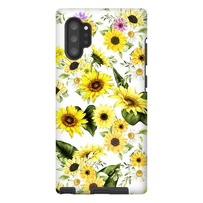 Galaxy Note 10 plus StrongFit Sunflower by Bledi