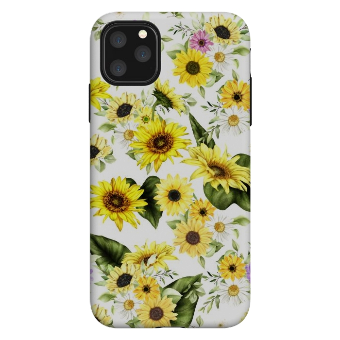 iPhone 11 Pro Max StrongFit Sunflower by Bledi