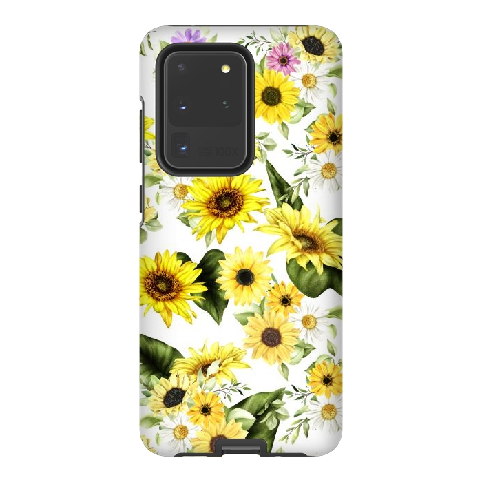 Galaxy S20 Ultra StrongFit Sunflower by Bledi