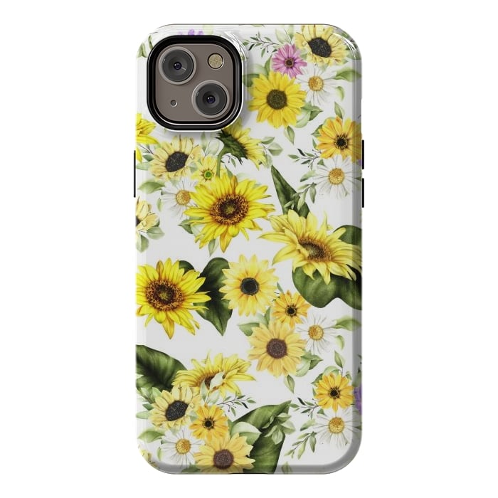 iPhone 14 Plus StrongFit Sunflower by Bledi