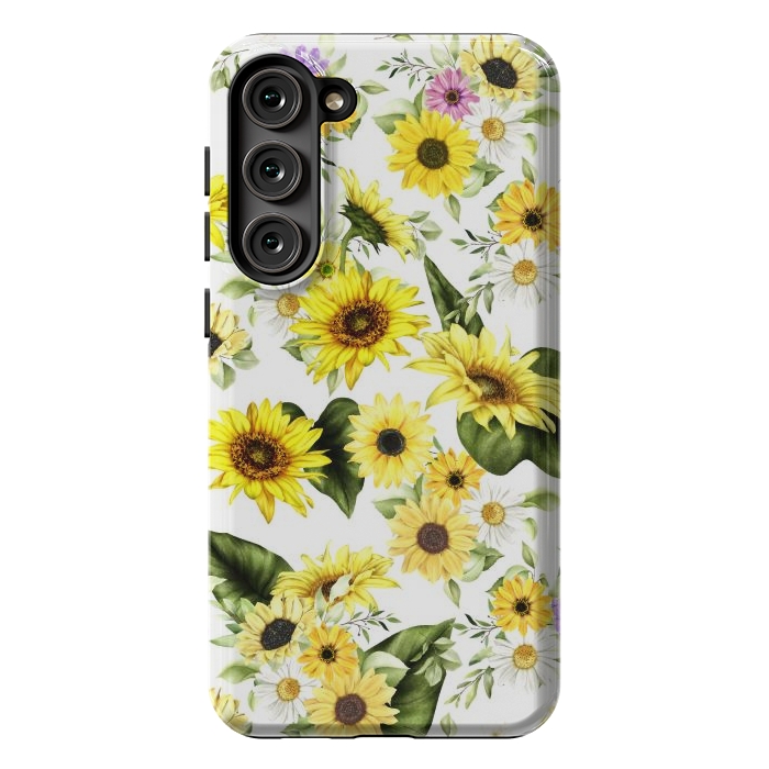 Galaxy S23 Plus StrongFit Sunflower by Bledi