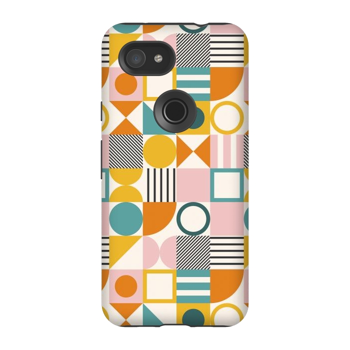 Pixel 3A StrongFit Spring Bauhaus Bold by ArtPrInk