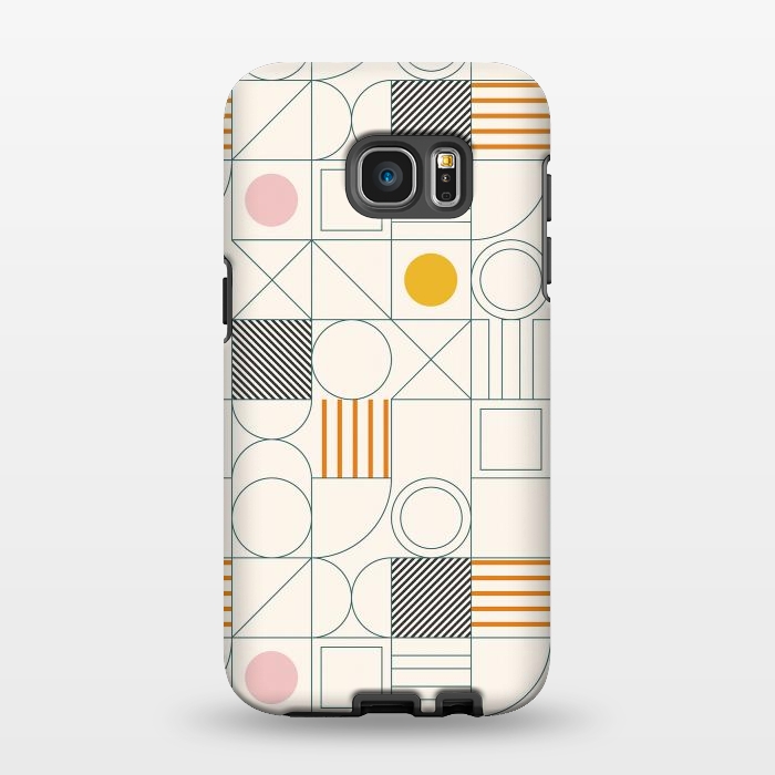 Galaxy S7 EDGE StrongFit Spring Bauhaus Lines by ArtPrInk