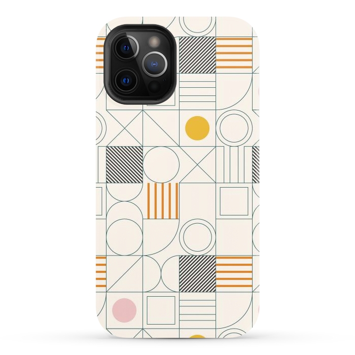 iPhone 12 Pro StrongFit Spring Bauhaus Lines by ArtPrInk