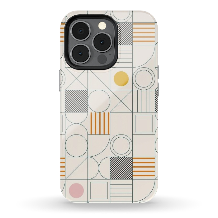 iPhone 13 pro StrongFit Spring Bauhaus Lines by ArtPrInk