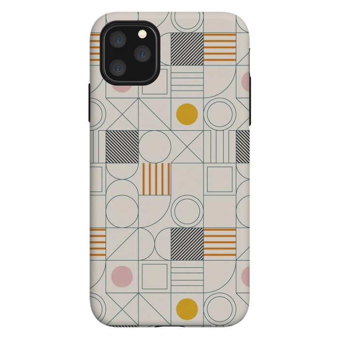 iPhone 11 Pro Max StrongFit Spring Bauhaus Lines by ArtPrInk