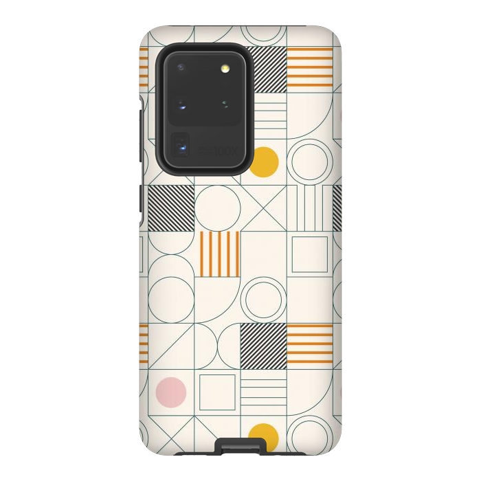 Galaxy S20 Ultra StrongFit Spring Bauhaus Lines by ArtPrInk