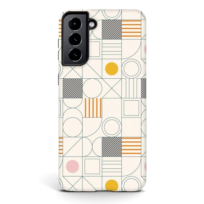 Galaxy S21 plus StrongFit Spring Bauhaus Lines by ArtPrInk