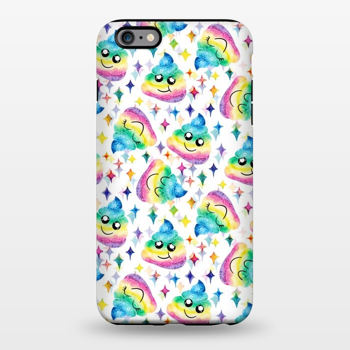 iPhone 6/6s plus StrongFit Rainbow Poop by gingerlique
