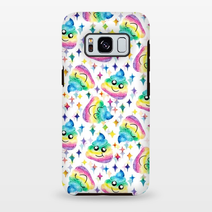Galaxy S8 plus StrongFit Rainbow Poop by gingerlique