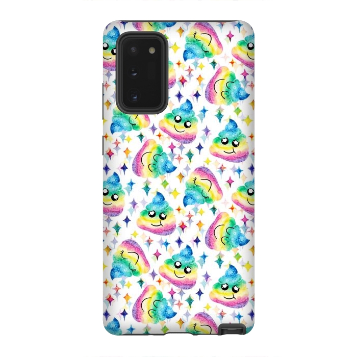 Galaxy Note 20 StrongFit Rainbow Poop by gingerlique