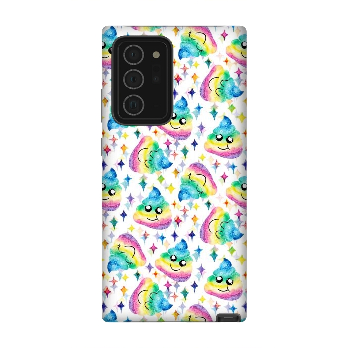 Galaxy Note 20 Ultra StrongFit Rainbow Poop by gingerlique