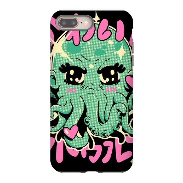 iPhone 7 plus StrongFit Cutethulhu Loves by Ilustrata