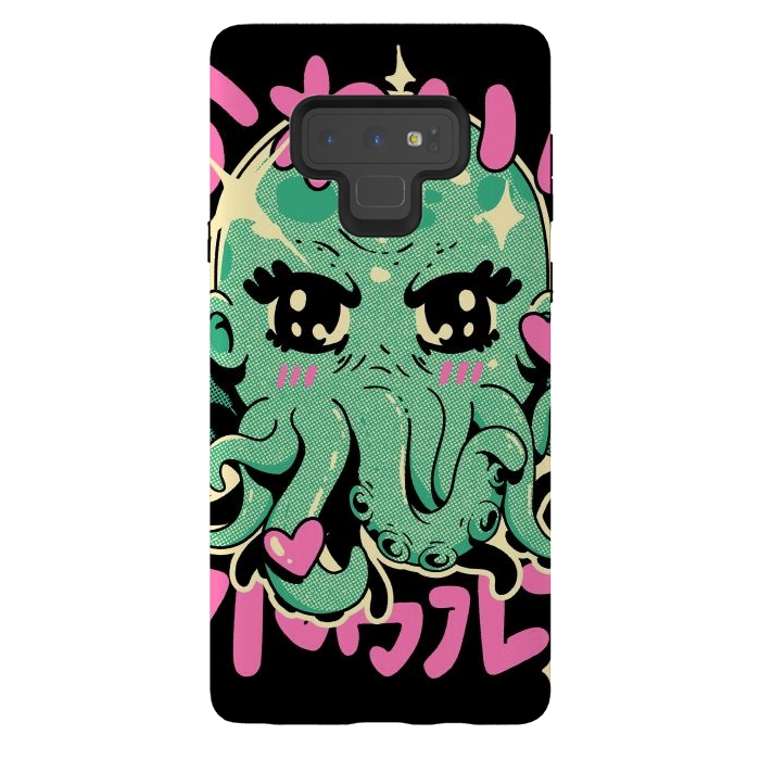 Galaxy Note 9 StrongFit Cutethulhu Loves by Ilustrata