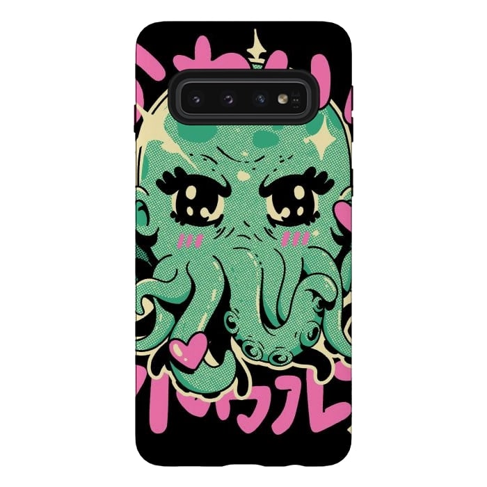 Galaxy S10 StrongFit Cutethulhu Loves by Ilustrata