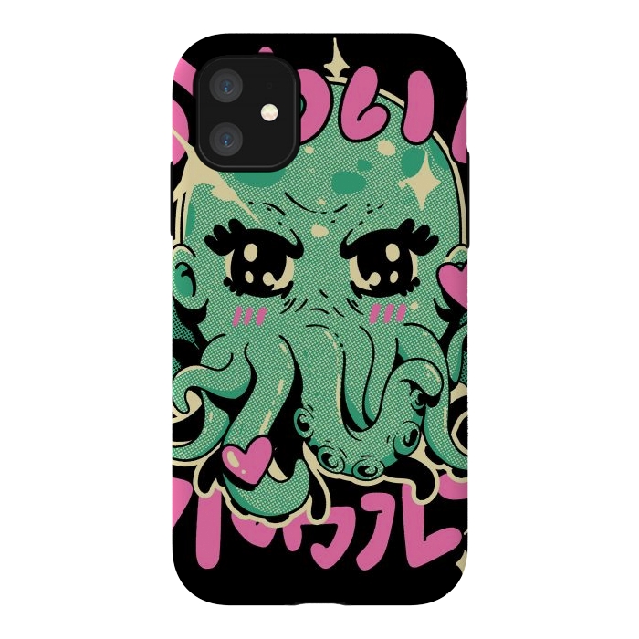 iPhone 11 StrongFit Cutethulhu Loves by Ilustrata