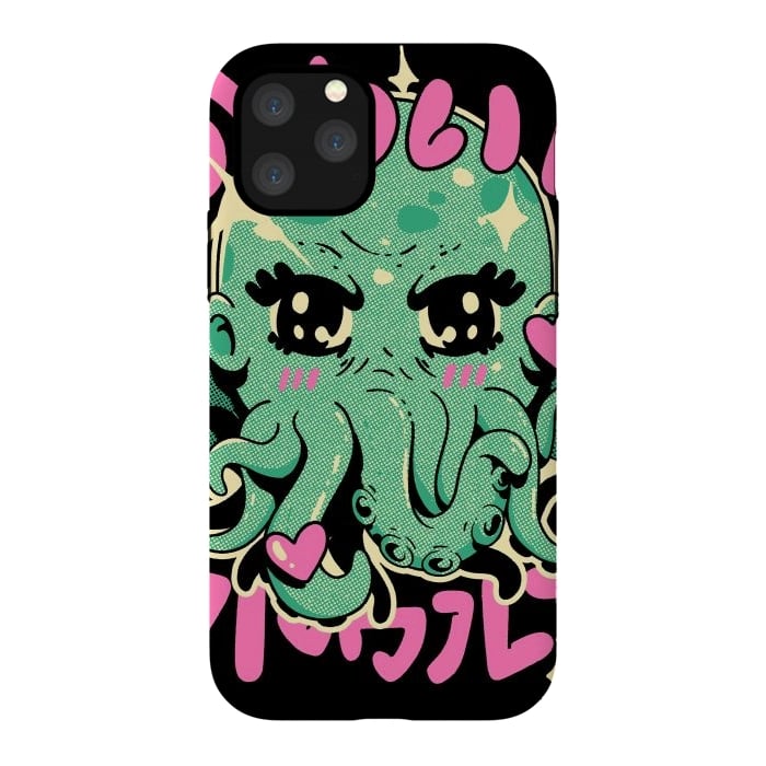 iPhone 11 Pro StrongFit Cutethulhu Loves by Ilustrata