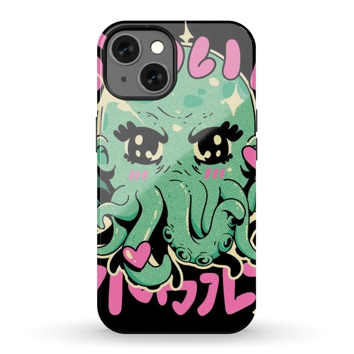 iPhone 13 StrongFit Cutethulhu Loves by Ilustrata