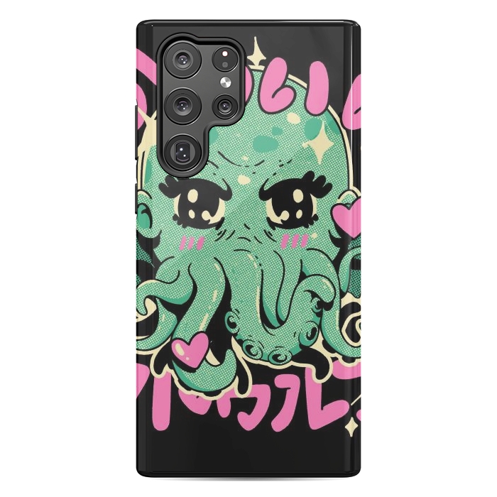 Galaxy S22 Ultra StrongFit Cutethulhu Loves by Ilustrata