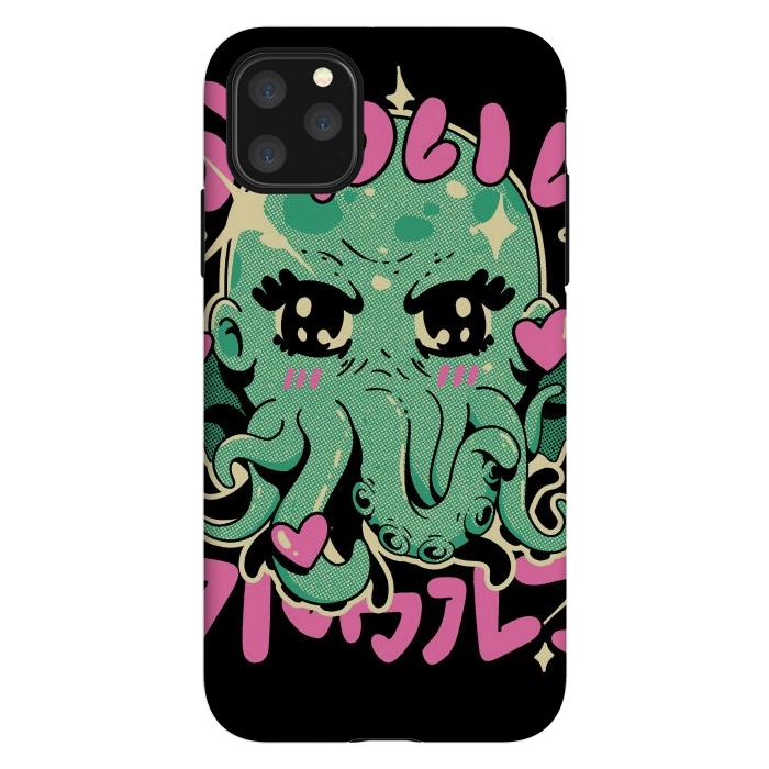 iPhone 11 Pro Max StrongFit Cutethulhu Loves by Ilustrata
