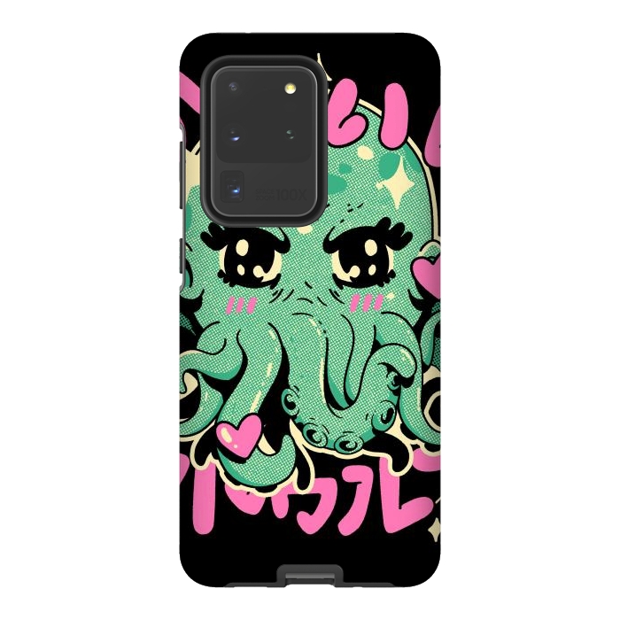Galaxy S20 Ultra StrongFit Cutethulhu Loves by Ilustrata
