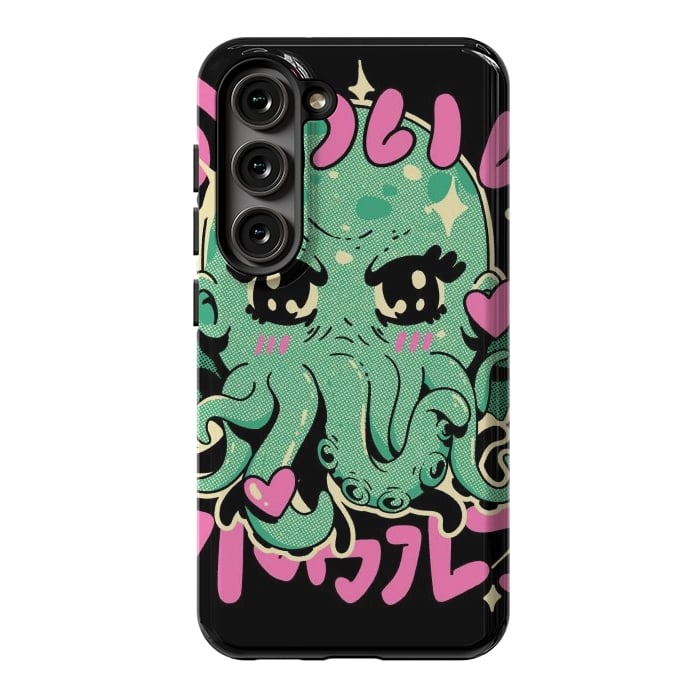Galaxy S23 StrongFit Cutethulhu Loves by Ilustrata