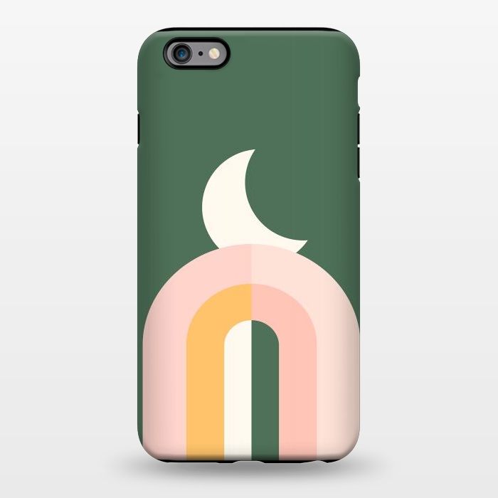 iPhone 6/6s plus StrongFit Bold Rainbow Moon by ArtPrInk