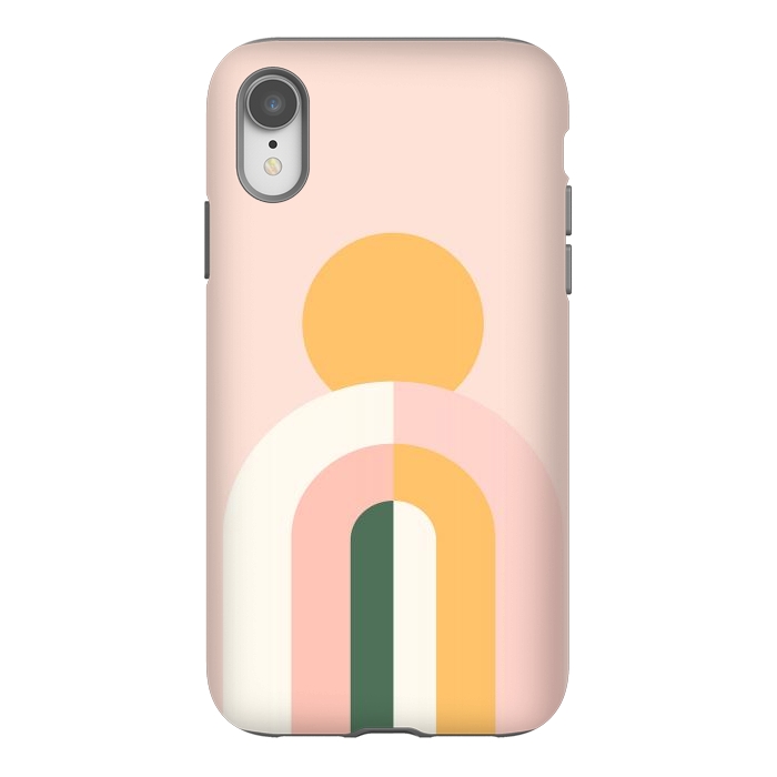 iPhone Xr StrongFit Bold Rainbow Sun by ArtPrInk