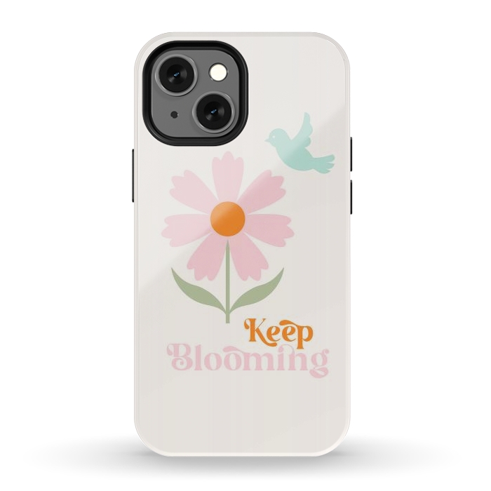 iPhone 13 mini StrongFit Keep Blooming by ArtPrInk