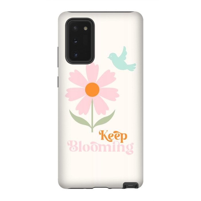 Galaxy Note 20 StrongFit Keep Blooming by ArtPrInk