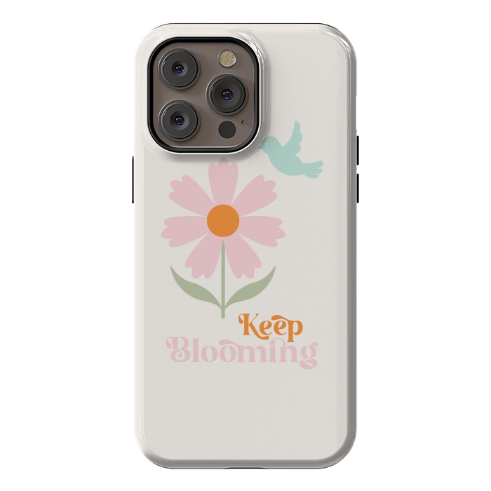 iPhone 14 Pro max StrongFit Keep Blooming by ArtPrInk
