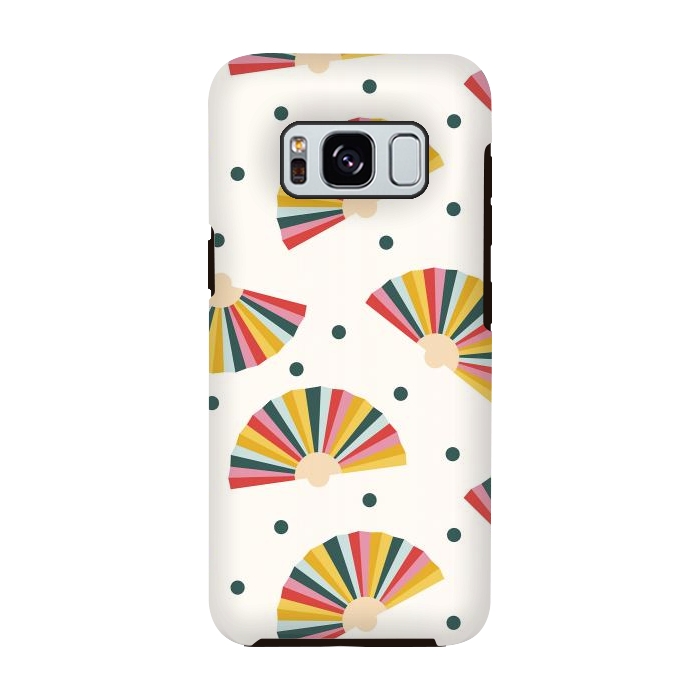 Galaxy S8 StrongFit Hand Fans - Colorful by ArtPrInk