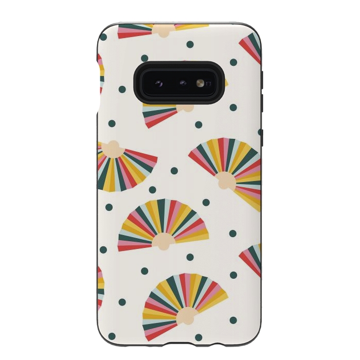 Galaxy S10e StrongFit Hand Fans - Colorful by ArtPrInk