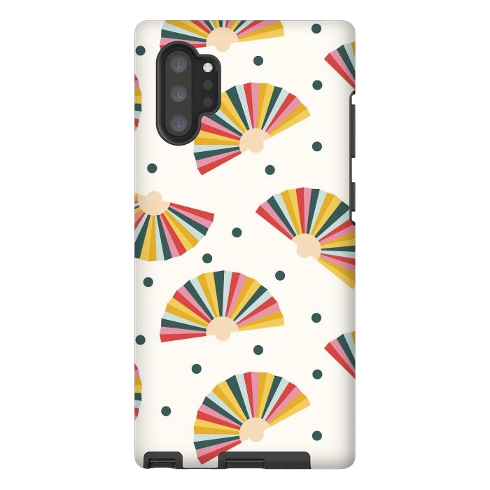 Galaxy Note 10 plus StrongFit Hand Fans - Colorful by ArtPrInk