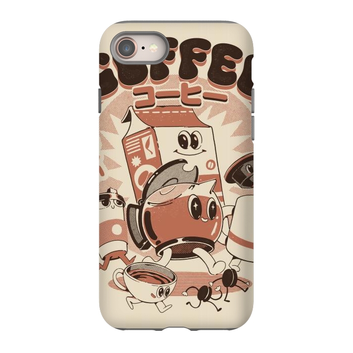 iPhone SE StrongFit My Coffee Friends by Ilustrata