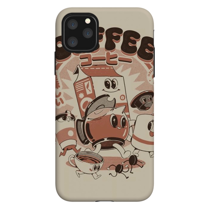 iPhone 11 Pro Max StrongFit My Coffee Friends by Ilustrata