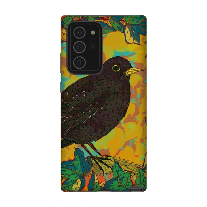 Galaxy Note 20 Ultra StrongFit Blackbird by Lotti Brown
