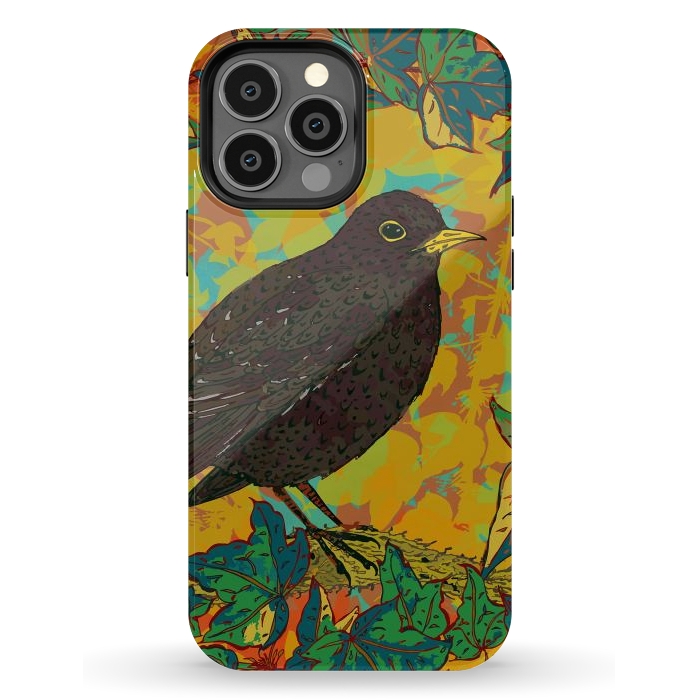 iPhone 13 Pro Max StrongFit Blackbird by Lotti Brown