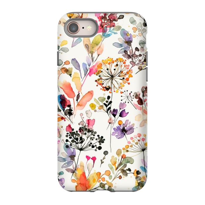 iPhone SE StrongFit Wild Grasses by Ninola Design