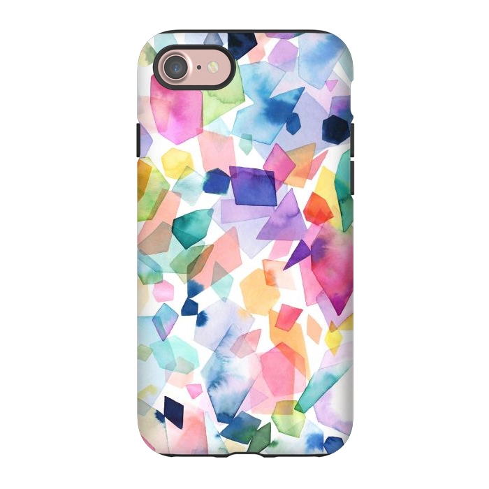 iPhone 7 StrongFit Colorful Crystals and Gems by Ninola Design